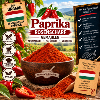 Paprika Rosenscharf gemahlen 100 g