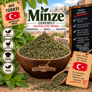 Minze gerebelt 100 g