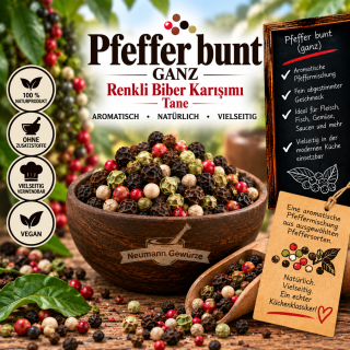 Pfeffer bunt ganz 100 g