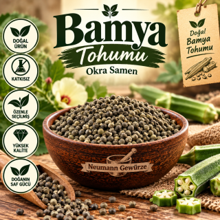 Okra Samen 100 g Abelmoschus esculentus Bamya Tohumu