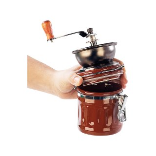 Kaffeemühle Manuelle, Gewürzmühle Mit Aroma-Behälter - Für wirklich frischen & aromatischen Kaffee