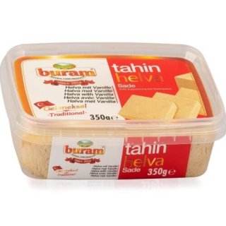 Buram Tahin Helva Sade - Halva mit Vanillearoma 350 g Premium Qualität