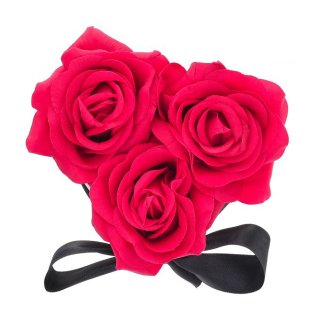 Weiße Rosenbox mit 3 Rosen Geschenk zum Muttertag, Valentinstag, Geburtstag