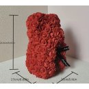 Künstliche Schaumblumen Bär Aus Rosen, Unsterbliches Blumengeschenk 1 Stück 