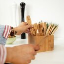 Bambus Besteckset 41-teilig mit Behälter