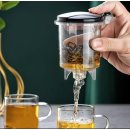 Teekanne Töpfe Wärme Beständig Filtern Teekanne Tee Brauer  PC-Kunststoff 500 ml