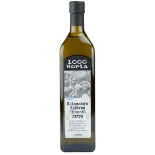 Natives Olivenöl Extra kaltgepresstes Olivenöl 1 Liter Flasche Natives Öl Extra
