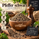 Pfeffer schwarz geschrotet 100 g