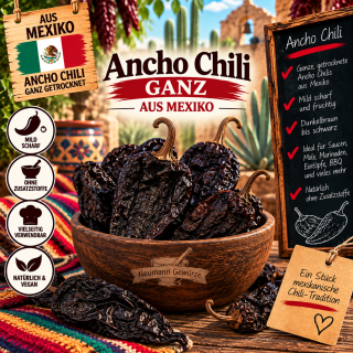 Ancho Chili ganz getrocknet 50 g