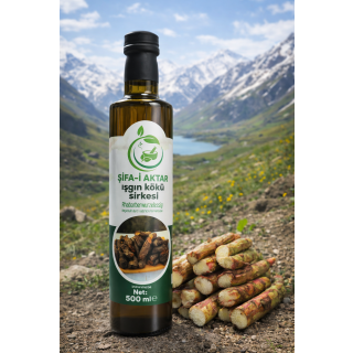 Iskin Kökü Sirkesi
 ( Rhabarberwurzel Essig ) 500 ml