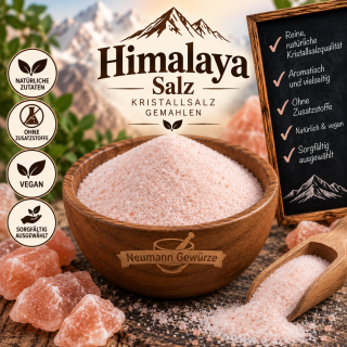 Himalaya * Salz aus Pakistan Kristallsalz gemahlen 1 kg