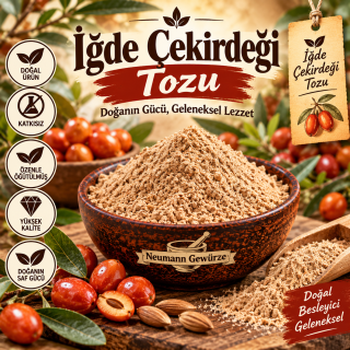 igde Çekirdegi Tozu 50 g Oleaster Samenpulver