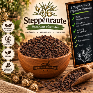 Steppenraute - Peganum - Harmala 100 g Üzerlik Tohumu